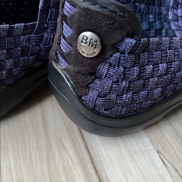 bernie mev. Dark Purple Woven Flats - Picture 4 of 7